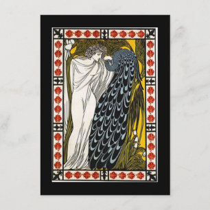 Göttinu. Pfautoga-Party Einladung