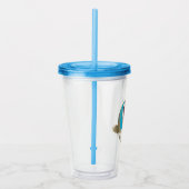 Göttlich das Einhorn | Mond und Wolken Acryltrinkbecher (Rechts)