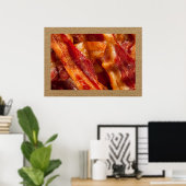 Göttlich dekadent Bacon Art Poster (Heimbüro)