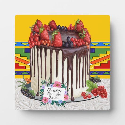 Göttlich dekadent Cake Plaque Fotoplatte (Vorderseite)