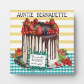 Göttlich dekadent Cake Plaque Fotoplatte (Vorderseite)