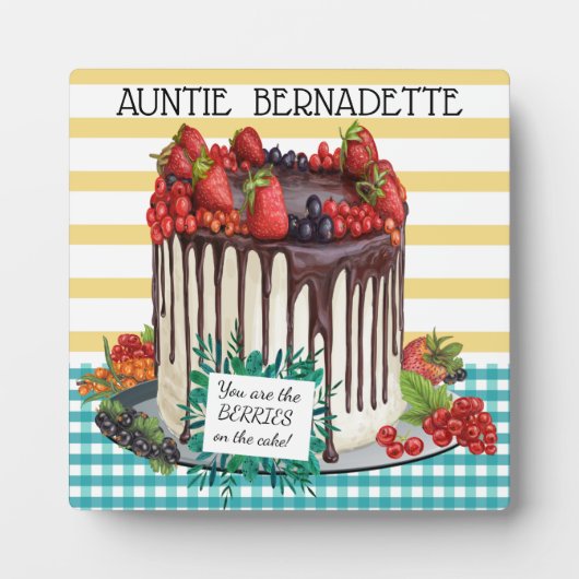 Göttlich dekadent Cake Plaque Fotoplatte (Vorderseite)