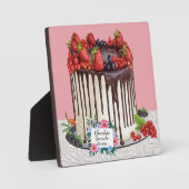 Göttlich dekadent Cake Plaque Fotoplatte (Vorderseite)
