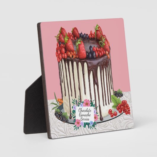 Göttlich dekadent Cake Plaque Fotoplatte (Vorderseite)