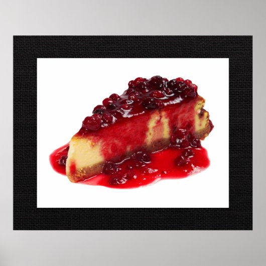 Göttlich dekadent Cheesecake Art Poster (Vorne)