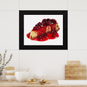 Göttlich dekadent Cheesecake Art Poster (Küche)