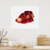 Göttlich dekadent Cheesecake Art Poster (Küche)