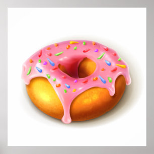 Göttlich dekadent Doughnut Poster - SRF