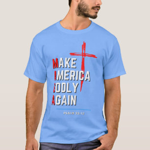 Göttlich wieder MAGA wCross Familie T-Shirt