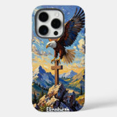 Göttliche Abstammung: Adler am Kreuz Case-Mate iPhone Hülle (Rückseite)