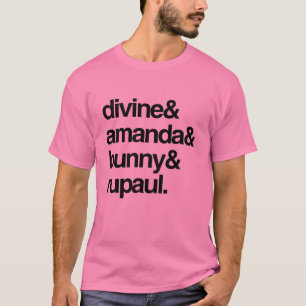 Göttliche Amanda Bunny und Ru T-Shirt