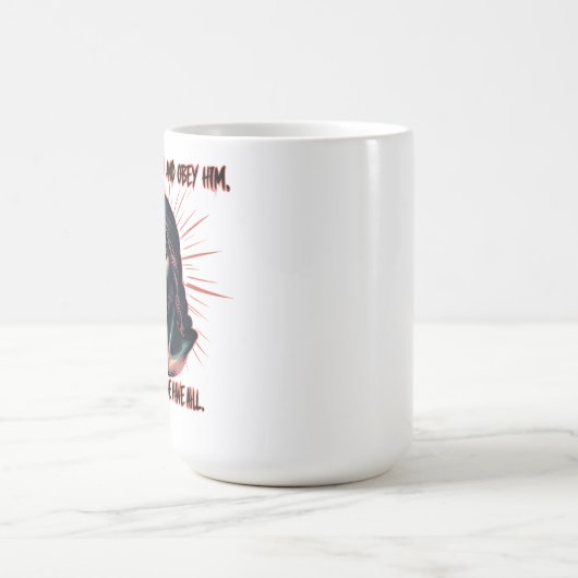 Göttliche Anleitung: Seek, hör, gehorchen Kaffeetasse (Mittel)