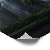 Göttliche Aussicht: Der Herr ist mein Stein Poster (Ecke)