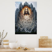 Göttliche Aussicht: Der Herr ist mein Stein Poster (Küche)