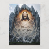 Göttliche Aussicht: Der Herr ist mein Stein Postkarte (Vorderseite)