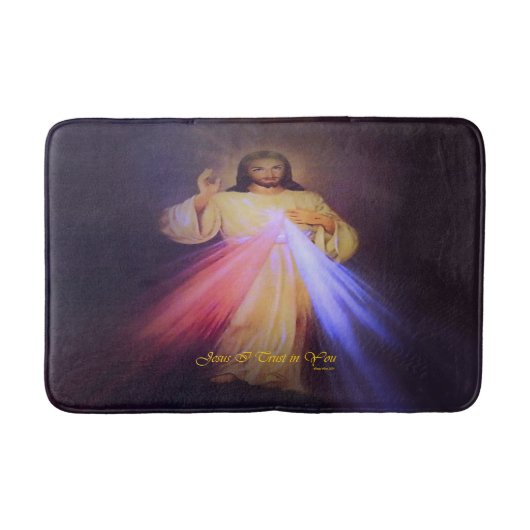 Göttliche Barmherzigkeit Badematte (Vorderseite)