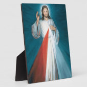 göttliche Barmherzigkeit Fotoplatte (Seite)