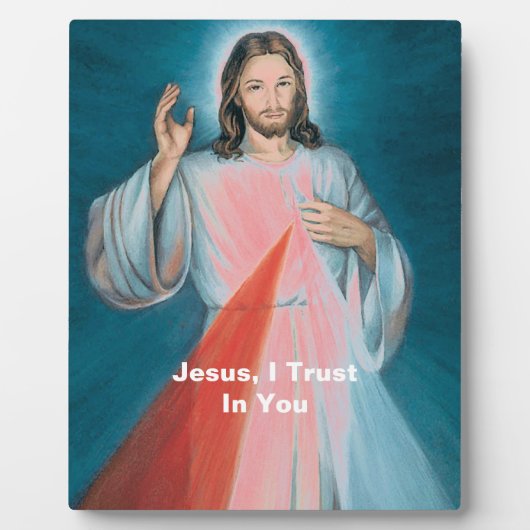 göttliche Barmherzigkeit Fotoplatte (Vorderseite)