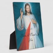 göttliche Barmherzigkeit Fotoplatte (Seite)