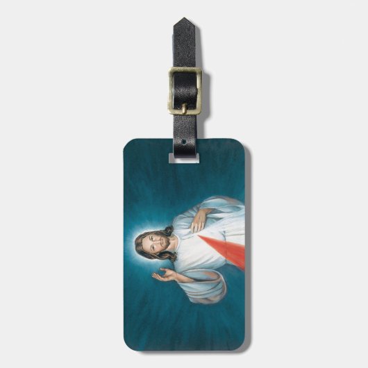 göttliche Barmherzigkeit Gepäckanhänger (Vorderseite vertikal)