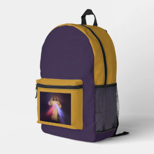 Göttliche Barmherzigkeit Gold Bedruckter Rucksack