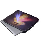 Göttliche Barmherzigkeit Gold Laptopschutzhülle (Vorne Knopf)