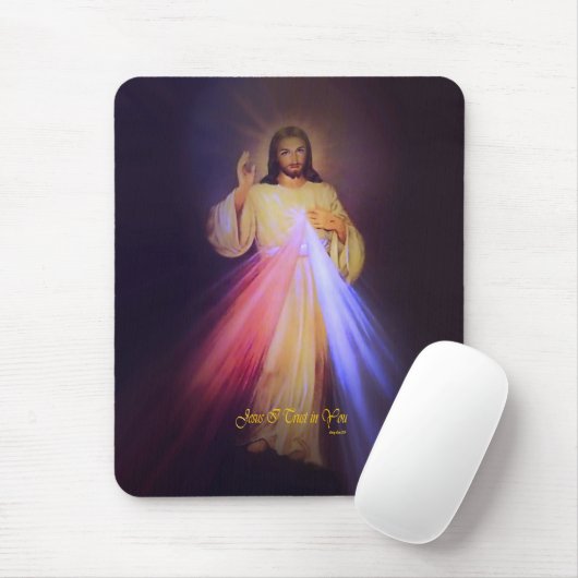 Göttliche Barmherzigkeit Gold Mousepad (Mit Mouse)