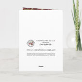 Göttliche Barmherzigkeit Heilige Herzschrift Relig Karte (Rückseite)