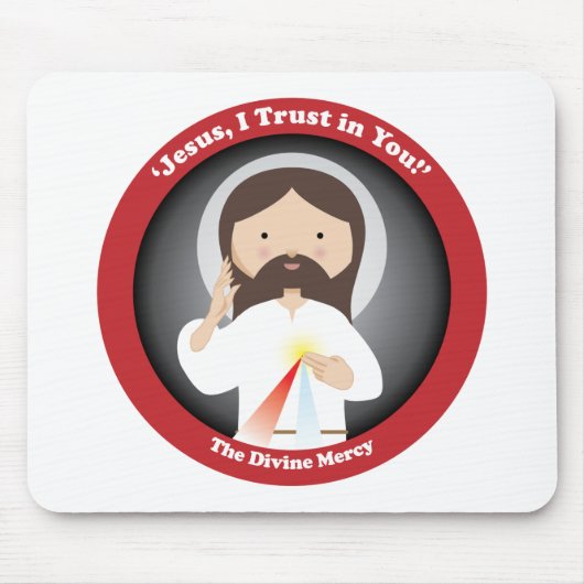 Göttliche Barmherzigkeit Jesu Mousepad (Vorne)