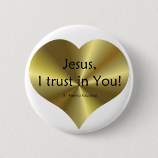 Göttliche Barmherzigkeit: Jesus, dem ich dir vertr Button