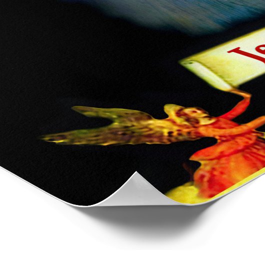 Göttliche Barmherzigkeit Jesus Faustina und Engel Poster (Ecke)