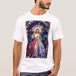 Göttliche Barmherzigkeit Jesus Herren T-Shirt