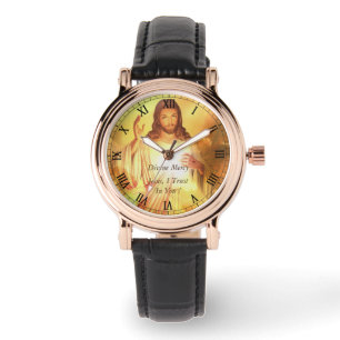 Göttliche Barmherzigkeit Jesus, ich vertraue auf Armbanduhr