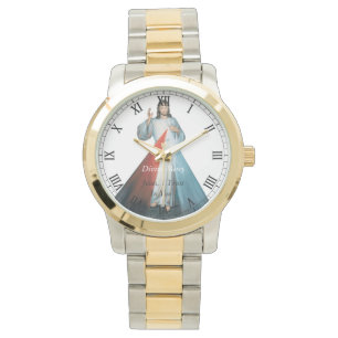 Göttliche Barmherzigkeit Jesus, ich vertraue auf  Armbanduhr