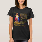 Göttliche Barmherzigkeit Jesus Image Kaplet Novena T-Shirt (Vorderseite)