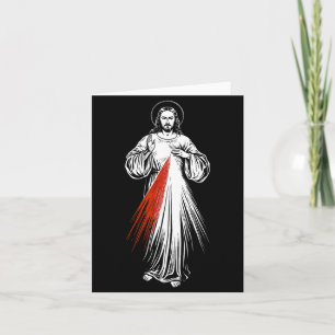 Göttliche Barmherzigkeit Jesus Katholischer Glaube Karte