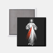 Göttliche Barmherzigkeit Jesus Katholischer Glaube Magnet (Vorderseite/Rückseite)