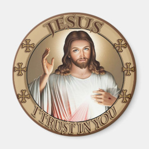 Göttliche Barmherzigkeit Jesus vertraue ich auf eu Magnet
