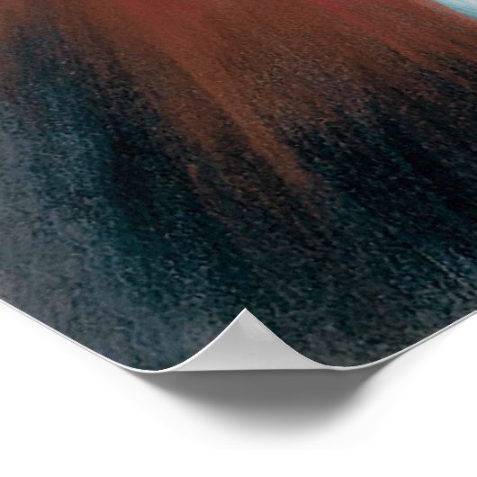 Göttliche Barmherzigkeit Jesus vertraue ich auf eu Poster (Ecke)