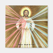 Göttliche Barmherzigkeit-Jesus vertraue ich auf Si Magnet (Vorne)