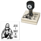 Göttliche Barmherzigkeit Jesus vertraue ich dem ka Gummistempel (Stempel)