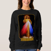 Göttliche Barmherzigkeit Jesus vertraue ich dir ka Sweatshirt (Vorderseite)