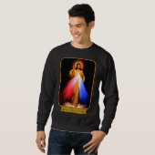 Göttliche Barmherzigkeit Jesus vertraue ich dir ka Sweatshirt (Vorne ganz)