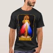 Göttliche Barmherzigkeit Jesus vertraue ich dir ka T-Shirt (Vorderseite)