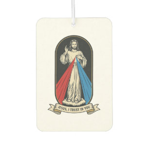 Göttliche Barmherzigkeit Jesus Vintage Autolufterfrischer