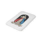 Göttliche Barmherzigkeit Jesus Vintage Badematte (Schrägansicht)