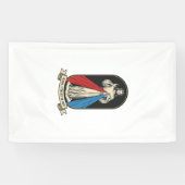 Göttliche Barmherzigkeit Jesus Vintage Banner (Horizontal)