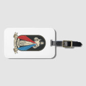 Göttliche Barmherzigkeit Jesus Vintage Gepäckanhänger (Vorderseite (Horizontal))