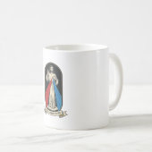 Göttliche Barmherzigkeit Jesus Vintage Kaffeetasse (VorderseiteRechts)
