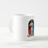 Göttliche Barmherzigkeit Jesus Vintage Kaffeetasse (Vorderseite Links)